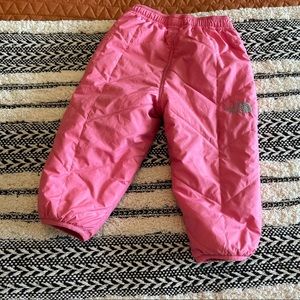 The north face reversible girls snow pants sz12-18